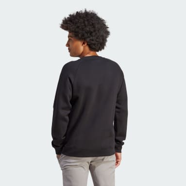 Polera Trifolio Essentials Cuello Redondo] Negro Hombre Originals